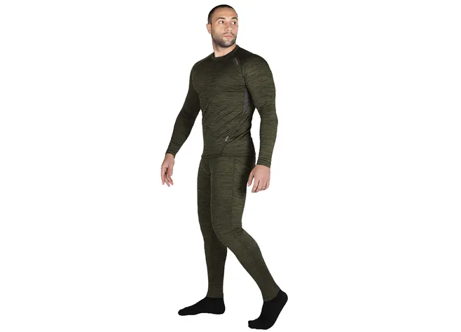 Термобелье Camotec Polarheat Quadro Stretch Pro Melange Olive Фото 2